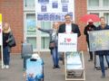 Schermbecker Reisebüros demonstrieren für ihr Überleben