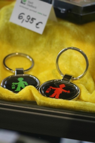 Artikel mit Bergbaumotiven und Bergbauampelmännchen