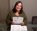 Sozialarbeiterin Friederike Gahlen findet Freude daran, durch Illustrationen aus dem Nichts etwas zu erschaffen.