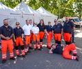 Die Einsatzkräfte des DRK blicken auf ein friedliches Fest zurück.