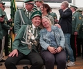 Der neue Grafenwälder Schützenkönig Philipp Allekotte mit seiner Königin Kirstin Sawinski .