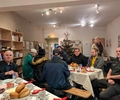 Traditionelles Weihnachtsfrühstück der Wohnungslosenhilfe