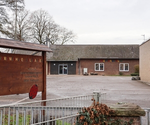 Der Schulhof der Marienschule in Kirchhellen-Feldhausen.