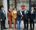 Stefan Völlmert, Schulleiter der Sekundarschule, zeigte der japanischen Delegation voller Stolz seine Schule.