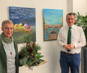Neue Ausstellung im Bürgermeisterbüro