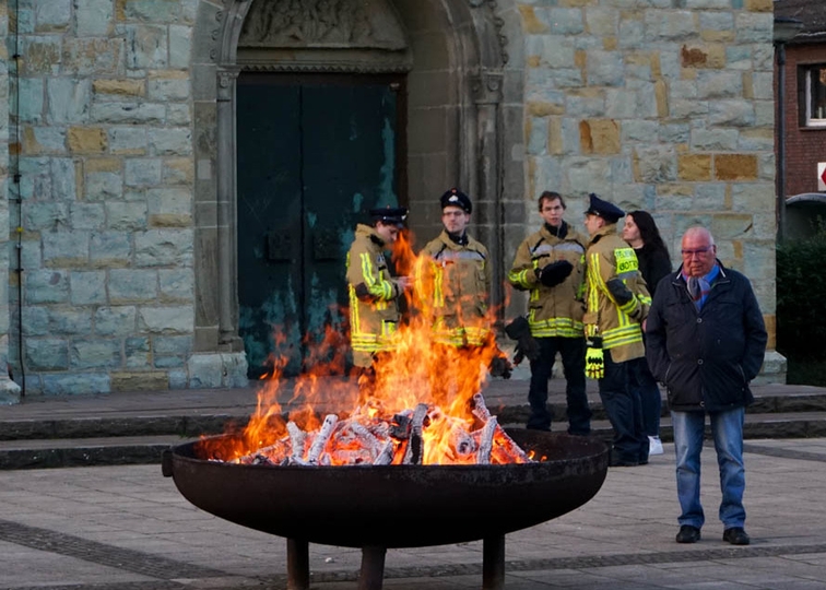 Osterfeuer in Kirchhellen: Tradition mit Verantwortung