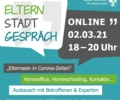 Beim Dorstener ElternStadtGespräch tauschen sich Eltern untereinander und mit Experten über den Alltag zuhause während der Corona-Pandemie, dem Homeschooling, dem Homeoffice und den Pandemie-Problemen aus.