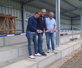 Mit vereinten Kräften: VfB Kirchhellen eröffnet feierlich die neue Tribüne