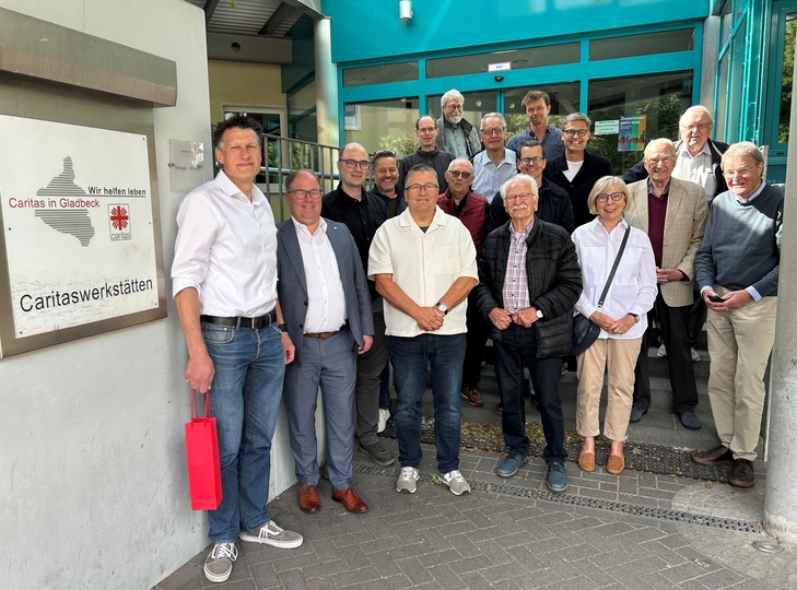 Lions besuchen Caritaswerkstätten