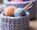Häkelkörbchen für Ihre Wohnung ganz einfach selbstgemacht