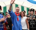Ecki Schnieder und Beate Möhlen, das amtierende Brezelkönigspaar, bedauert des Festausfall durch die Corona-Pandemie 2021