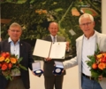 Ulrich Brecko und Mathias Schipper wurden mit der Ehrenplakette der Stadt Gladbeck ausgezeichnet.