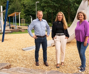 Spielplatz an der Schachtstraße lädt  wieder zum Spielen ein