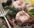 Rezept für leckeren Salat mit Ziegenkäse und Speck
