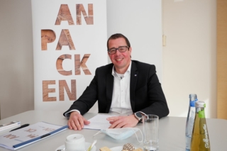Vorstandsvorsitzender der Volksbank Schermbeck Norbert Scholtholt berichtet vom Corona-Jahr 2020
