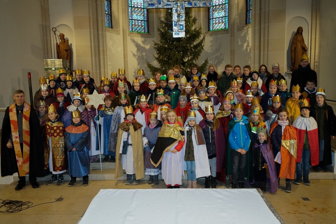 Die Sternsingeraktion in Schermbeck 2021 war noch ein geselliges Event.