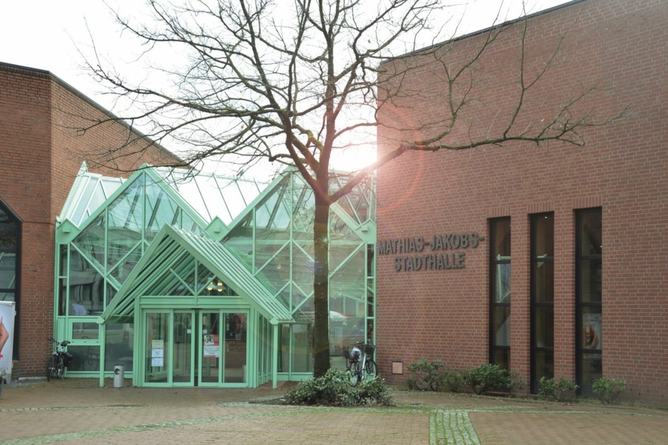 Die Mathias-Jakobs-Stadthalle in Gladbeck in der zentrale Dreh- und Angelpunkt der Kulturszene und für die Veranstaltungsbranche