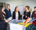 Vertreterinnen des NRW-Ministeriums für Flucht und  Integration besuchen Beratungsbüro Steinstraße