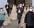 Weihnachtliche Stimmung in Bottroper Sparkassenfilialen