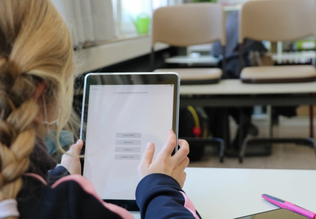 Mit digitaler Unterstützung lernen die Schüler des VGK. Medienkompetenz wird dadurch ausgebaut.