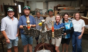 Der Schützenvogel ist bereit für das große Fest in Kirchhellen