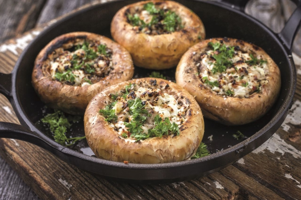 Rezept für gefüllte Champignons für kalte Winterabende 2020