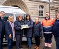 Geldspende für den Wärmebus des  Malteser Hilfsdienstes