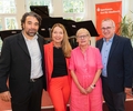 Freuten sich über das 50-jährige Jubiläum: Ernst Hesse, stellv. Leiter Musikschule, Bürgermeisterin Bettina Weist, Dr. Gabriele Tichy-Voß, Vorsitzende des Fördervereins, und Rolf Hilgers, Leiter Musikschule.