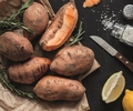 Herzhaftes Süßkartoffel-Curry mit vielen Vitaminen.