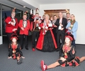 Stadtprinzenpaar zu Gast bei der Volksbank