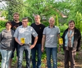 (v.l) Kassiererin Johanna Stumpf, Oliver Stumpf sowie Jens Allekotte (Abteilung „junge Familien“), Roderich Heikenfeld (Internet), 1. Vorsitzender Uwe Bresch und Schriftführerin Ursula Dickmann.