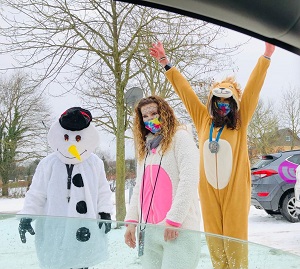 Der Sportpark Stadtwald hat sich eine kindgerechte Alternative für den Ausfall des Rosenmontags in der Corona-Pandmie 2021 überlegt.